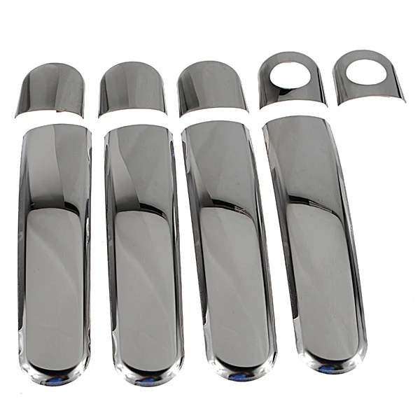 Горячая продажа 1 комплект Дверная Ручка хромированная Накладка для Audi