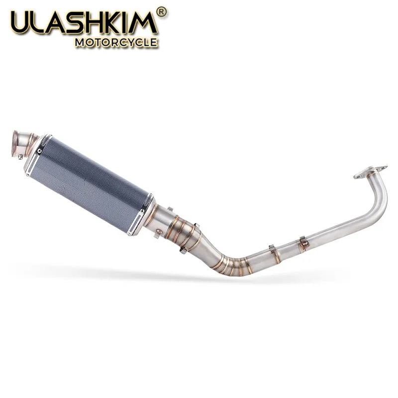 

Выхлопной глушитель для мотоцикла, модифицированный передний средний звеньевой трубопровод, полная система без шнуровки для YAMAHA NMAX155 NMAX 155, ...