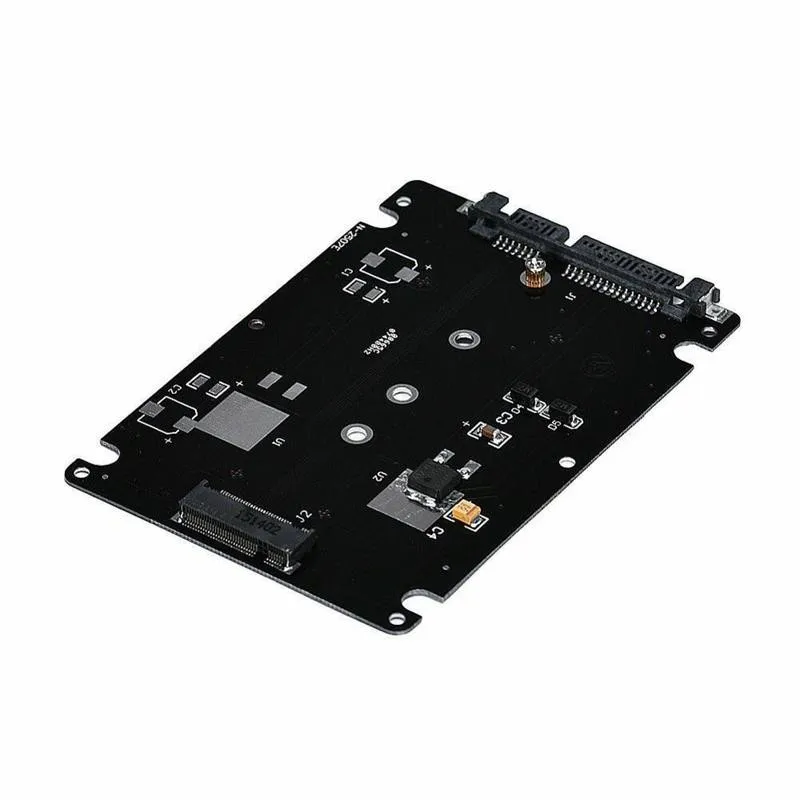 1 шт. черный металлический чехол NGFF SSD на 2 5 SATA|Платы расширения| |