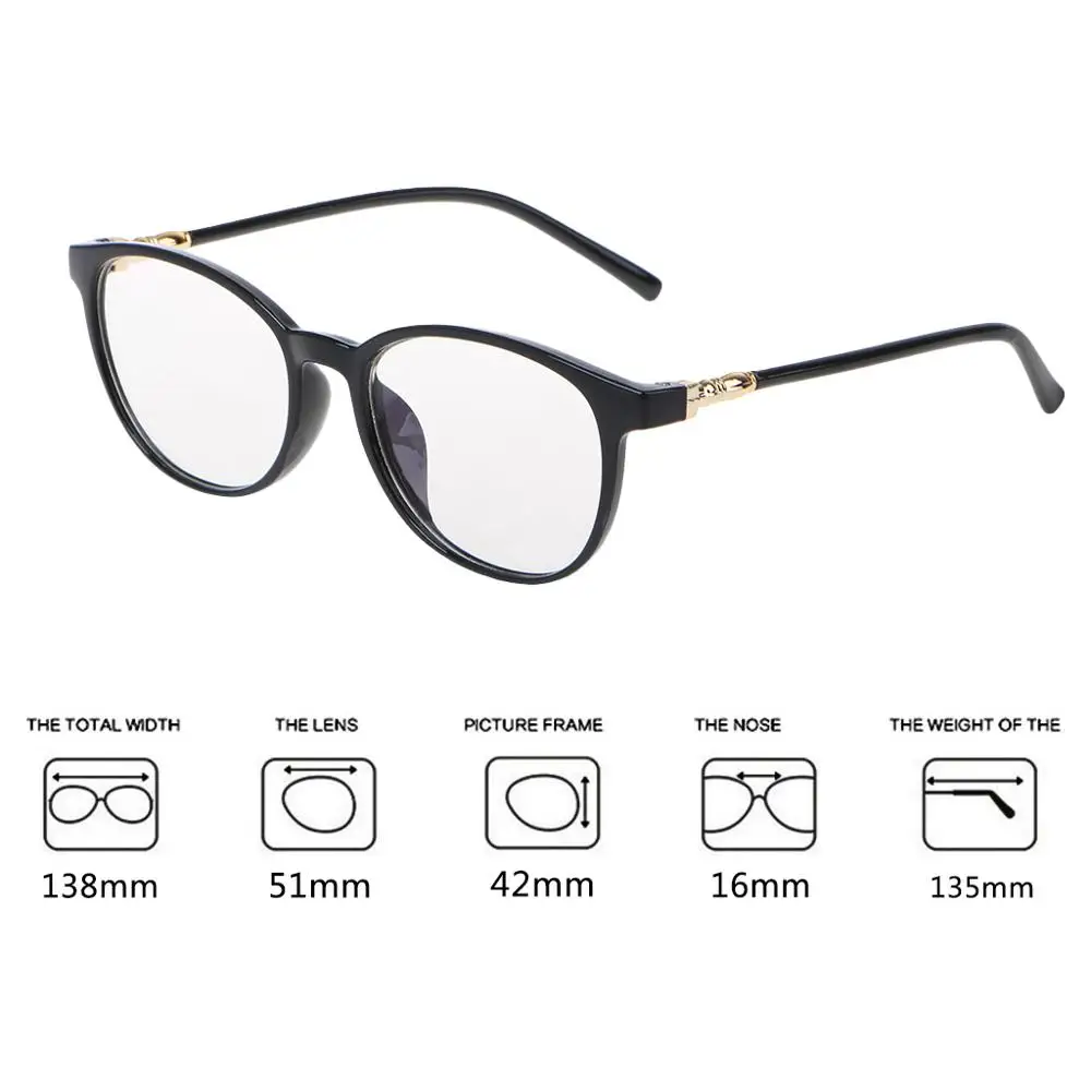 

Trendy Clear Glasses Frame Unisex Optical Glasses Female Vintage Transparent Eyewear Stylish Durable