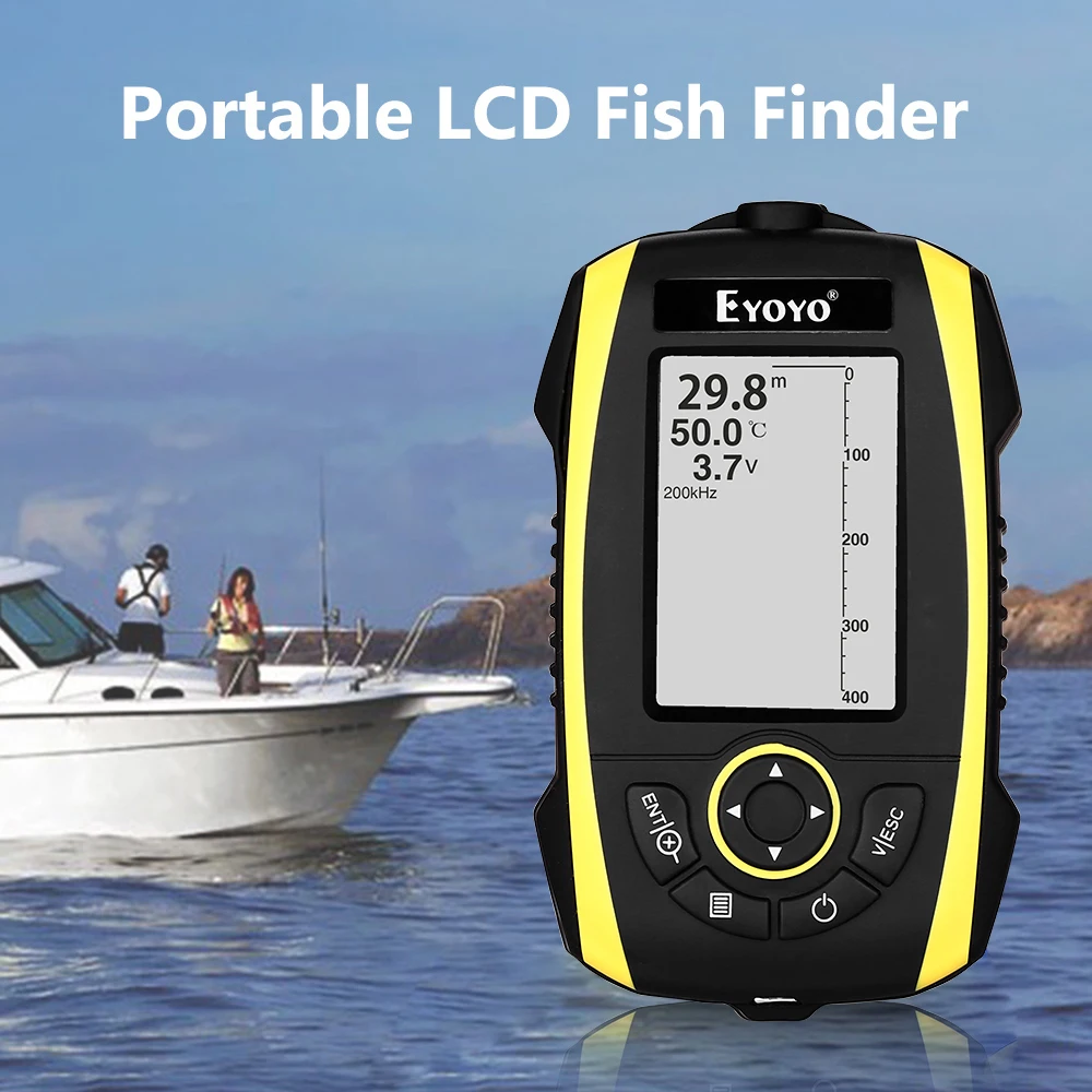 Эйо Е4 сонар рыболокатор сенсор глубинный эхолот морской рыбалки радар эхосонда