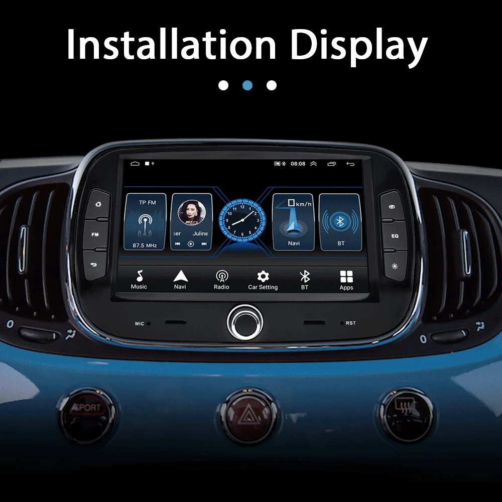 Автомобильное радио Podofo 2Din Android 10 0 стерео 7-дюймовый GPS-навигатор Bluetooth