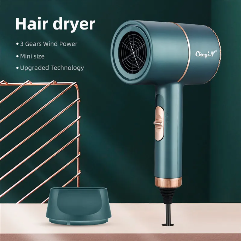 Профессиональный фен для волос 220 В с отрицательными ионами 2000 Вт мощный