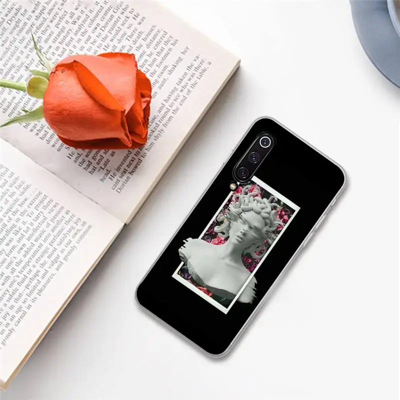 

Statue Abstract Art David Medusa Phone Case For Xiaomi Redmi note 7 8 9 A t k30 max3 9 s 10 pro lite