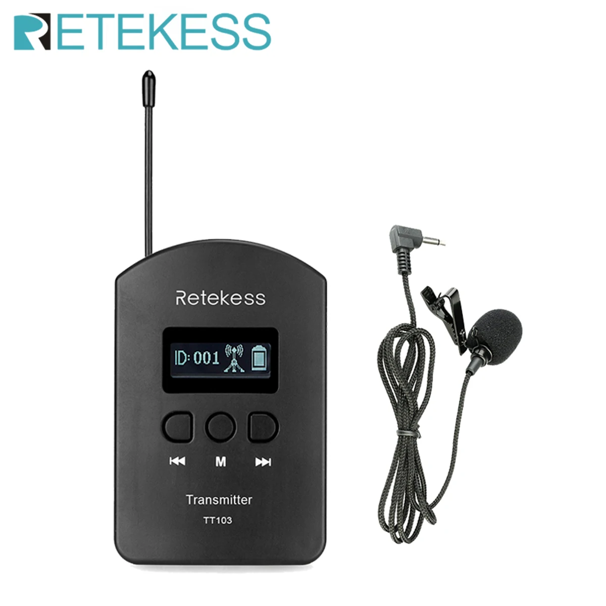 Беспроводной гид RETEKESS TT103 UHF трансмиттер системы для церковного перевода учебы