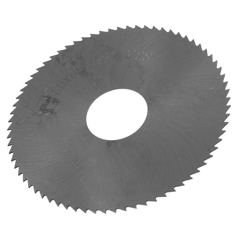 

72 teeth HSS 80 mm x 0.5 mm x 22 mm, longitudinal saw blade spare part