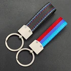 Автомобильный стильный riband брелокметаллический автомобильный брелок в подарок для BMW blue M Tech M Sport M3 M5 E46 E39 E60 F30 E90 F10 F30 E36 X1 X3