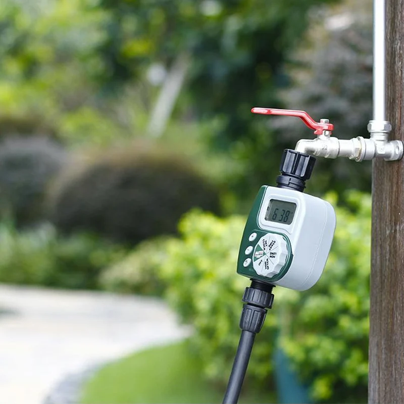 

Digital Electronic Hose Sprinkler Water Timer Garden Irrigation Controller Large LCD Screen LXY9