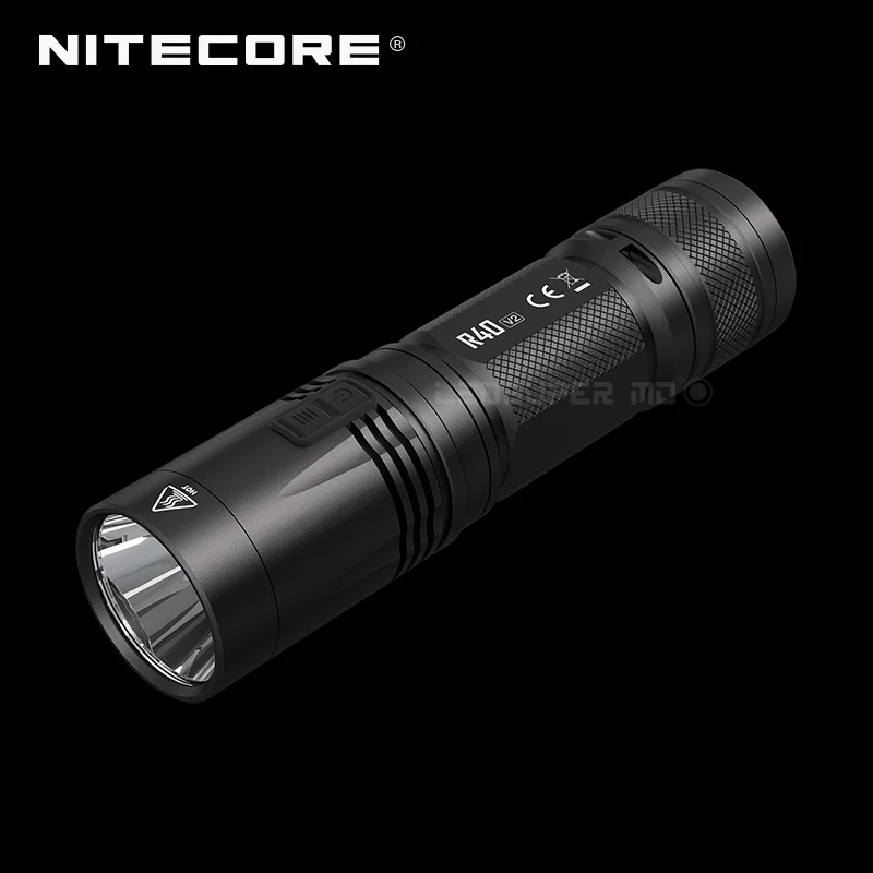 

Upgraded NITECORE R40 V2 1200 Lumens CREE XP-L2 V6 LED Inductive Wireless Charging Flashlight with NL2150DW 5000mAh Battery