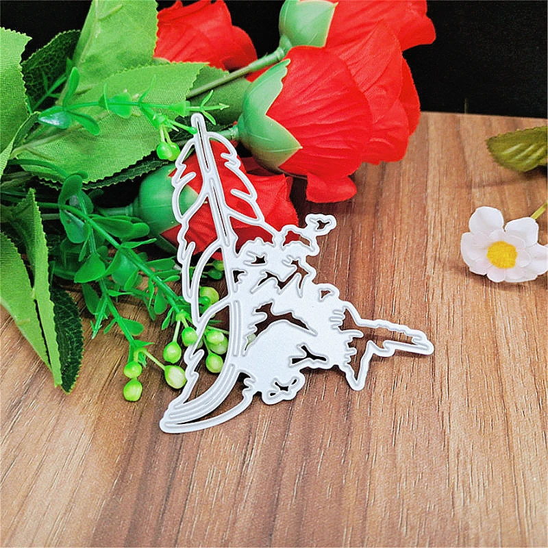 Новинка 2020 штампы для фона в виде листьев металлические Вырубные скрапбукинг