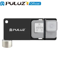 puluz gimbal switch plate adapter for gopro hero10 9 8 black hero 8 7 dji osmo mobile 3 gimbal adapter action camera accessories