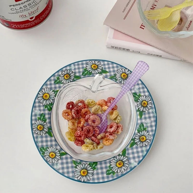 Новинка корейские круглые керамические Тарелки из костяного фарфора Для Еды