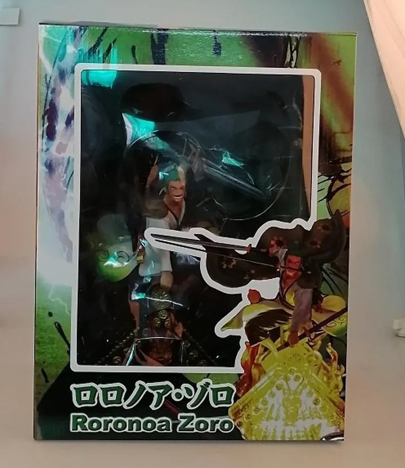 

One Piece Figure GK Kimono Roronoa Zoro Pvc Model Anime Collection Toy Over Size KO Exquisite Quality Desktop Decoration 50cm