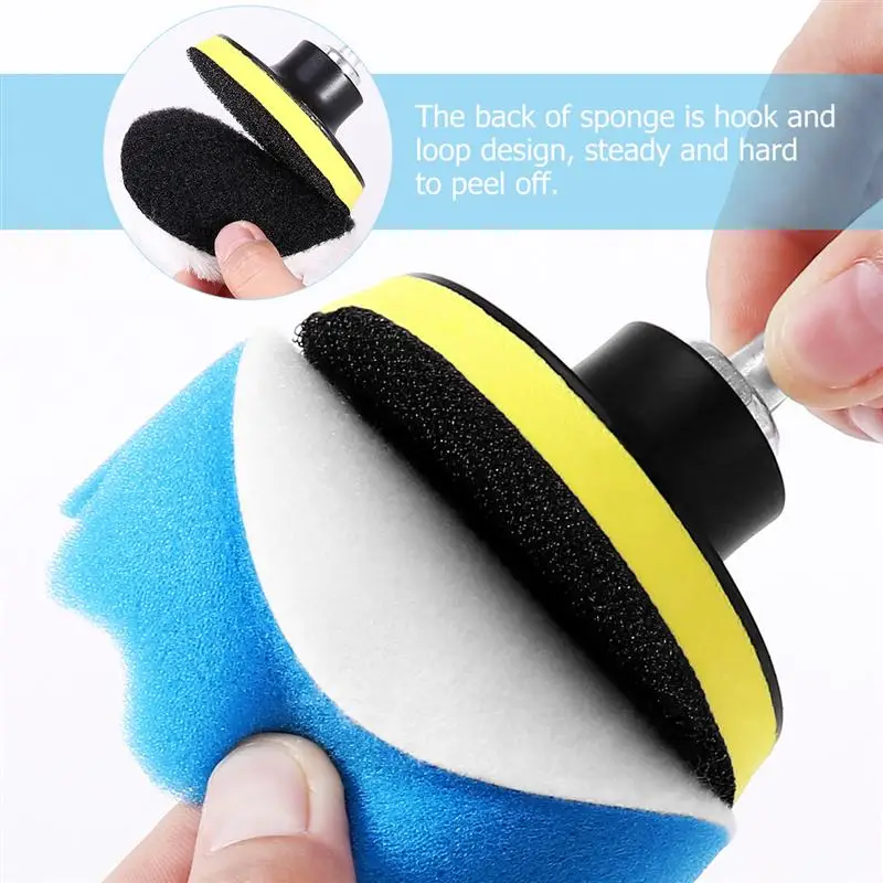 6 шт. губка для автомойки и шерстяной полировки восковой колодки комплект авто