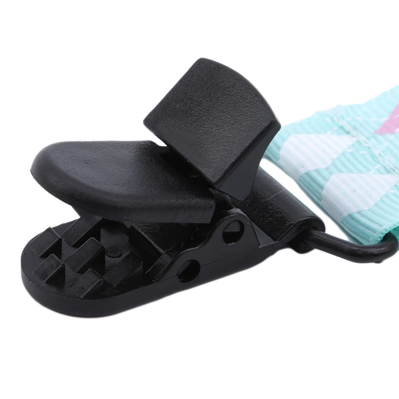 

Toddler Pacifier Ribbon Chain Holder Soother Nipple Clip Chain Holder Strap Safe Beech Pacifier Chain