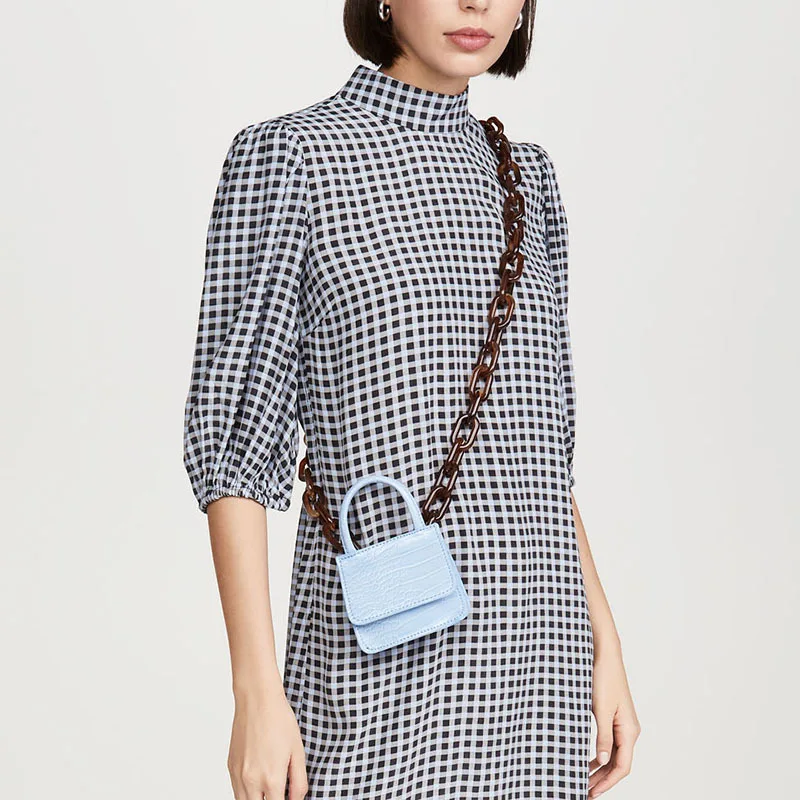 Новинка 2020 миниатюрные акриловые плечевые ремни сумка на одно плечо для модных