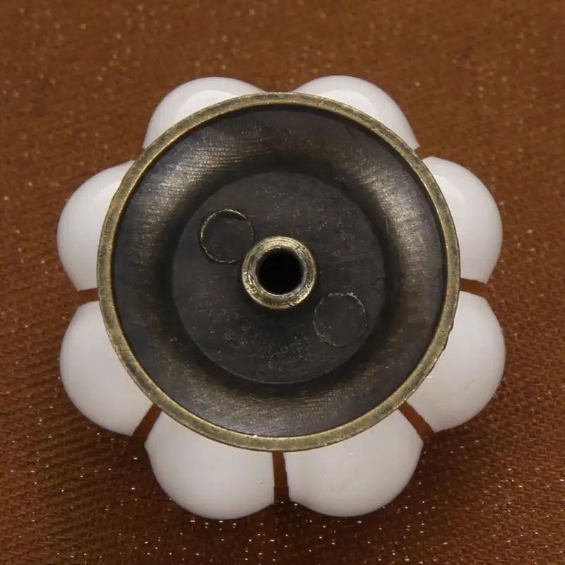 

Vintage Furniture Handle Door Knobs Furniture Drawer Cupboard Kitchen Pull Handle Pumpkin Ceramic Cabinet Handles Retro Hardware