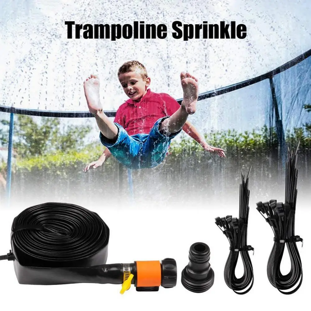 

8/10/12/15m Trampoline Sprinkler Water Park Garden Irrigation Mist Cooling Kit