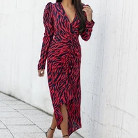 spring dress fabulous backless pullover fire print spring dress for dating lady dress dress
