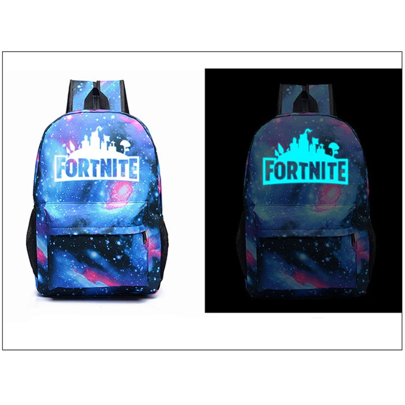 

Fortnites Night Luminous Backpack Adult Schoolbag Men and Women High Capacity Bag Fortnitess Toys Peripheral