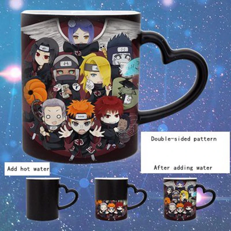 Кружка для воды ниндзя из аниме Наруто Кубок Бога Итачи Учиха с подогревом