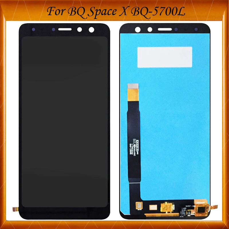 ЖК дисплей 5 7 дюйма для BQ Space X 5700L BQ5700L BQS с сенсорным экраном в сборе|Экраны