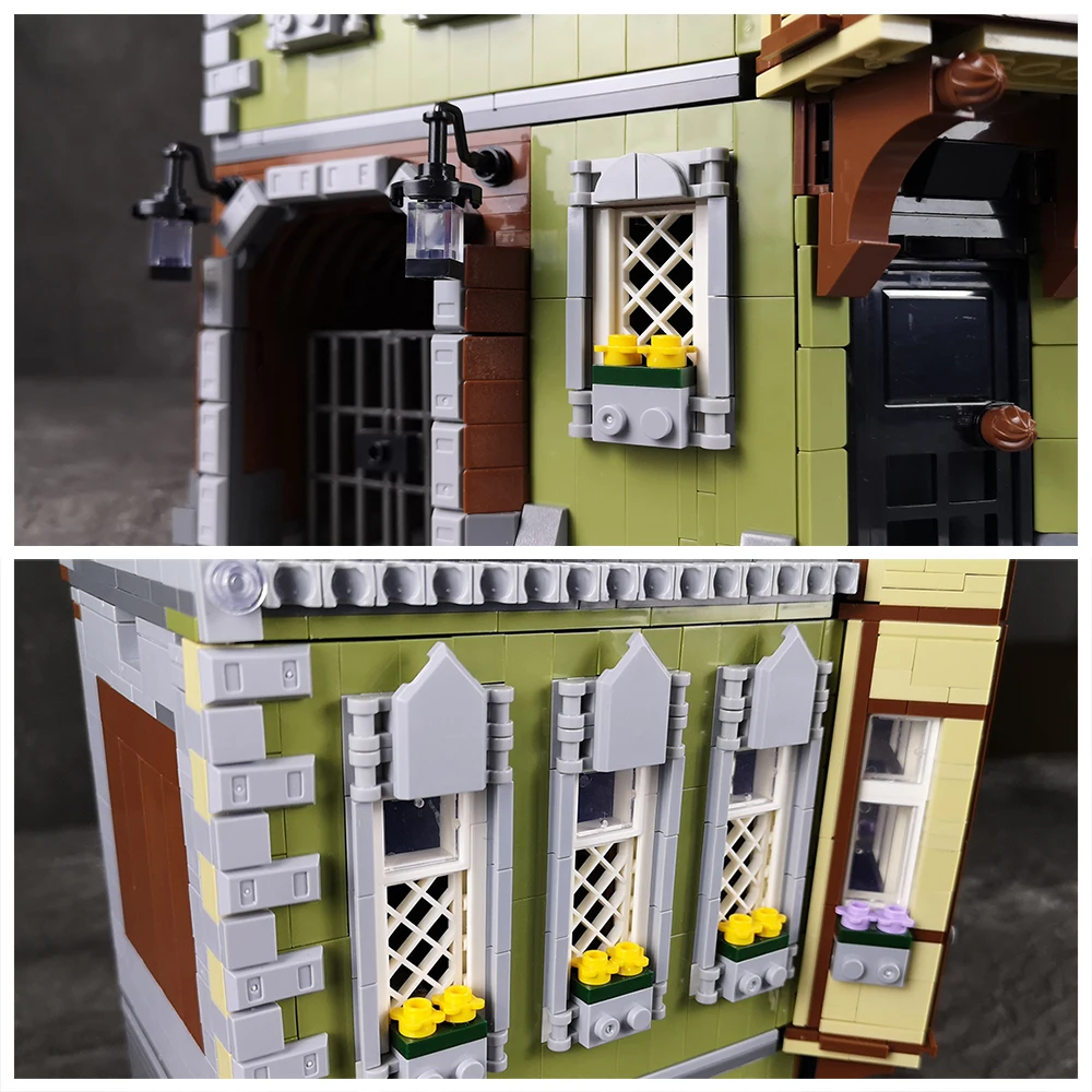 Набор строительных блоков: Креативный город магазин уличный вид набор блоков