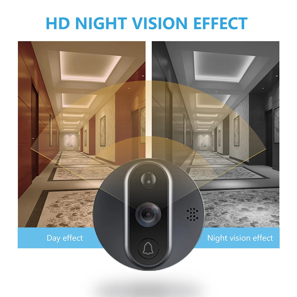 WiFi Video Intercom For Home Wireless Doorbell Video Peephole With Camera Tuya Smart Home Video-eye WiFi Intercoms For Apartment enlarge
