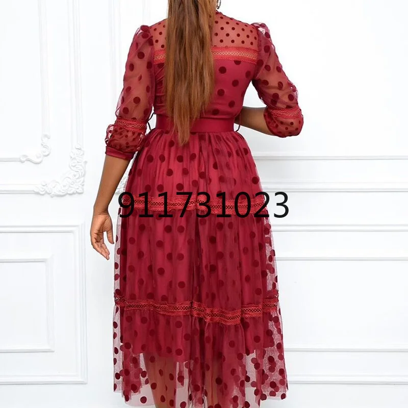 Бархатные африканские платья для женщин Дашики сетчатый халат с оборками на