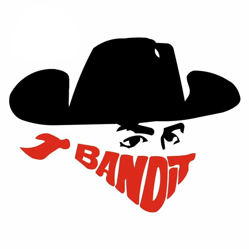 

Fashion Design Band Black Top Hat Red Mask Waterproof Decoration Car Stickers Cartoon Motorcycle VAN Windows Decal Kk13*10cm