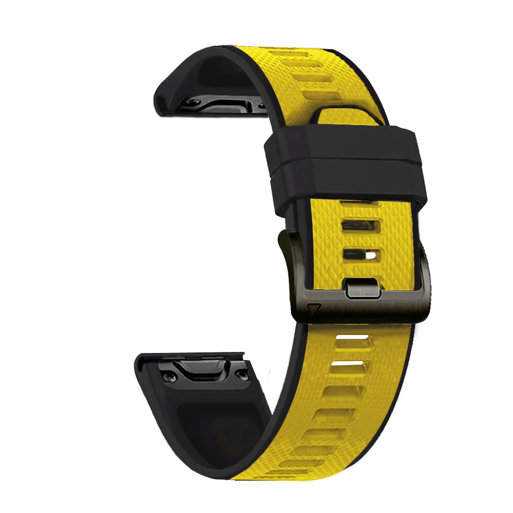 Ремешок силиконовый для наручных часов Garmin Fenix 6X 5X 3 D2 браслет Тактический Bravo