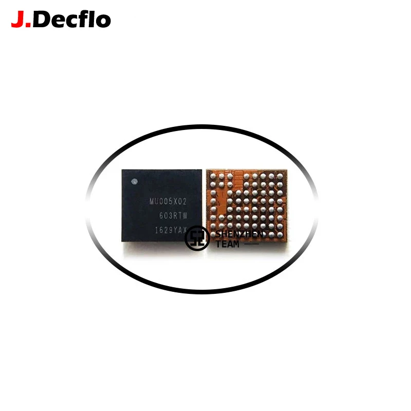 JDecflo 3 шт./лот PMIC MU005X02 для малой мощности IC Samsung J7 Prime J6 Plus J5pro J710F J710 G532F G610F G615F G5700 PM