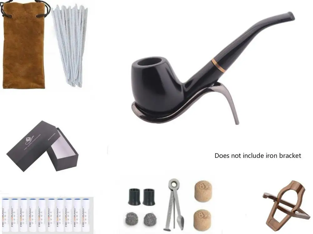 

Трубка-держатель из черного дерева с активированным углем, 9 мм