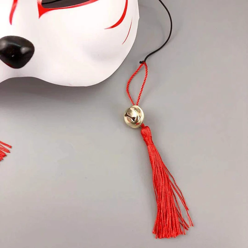 Маска наполовину лисицы японского аниме ручная роспись китсун Маскарадная маска