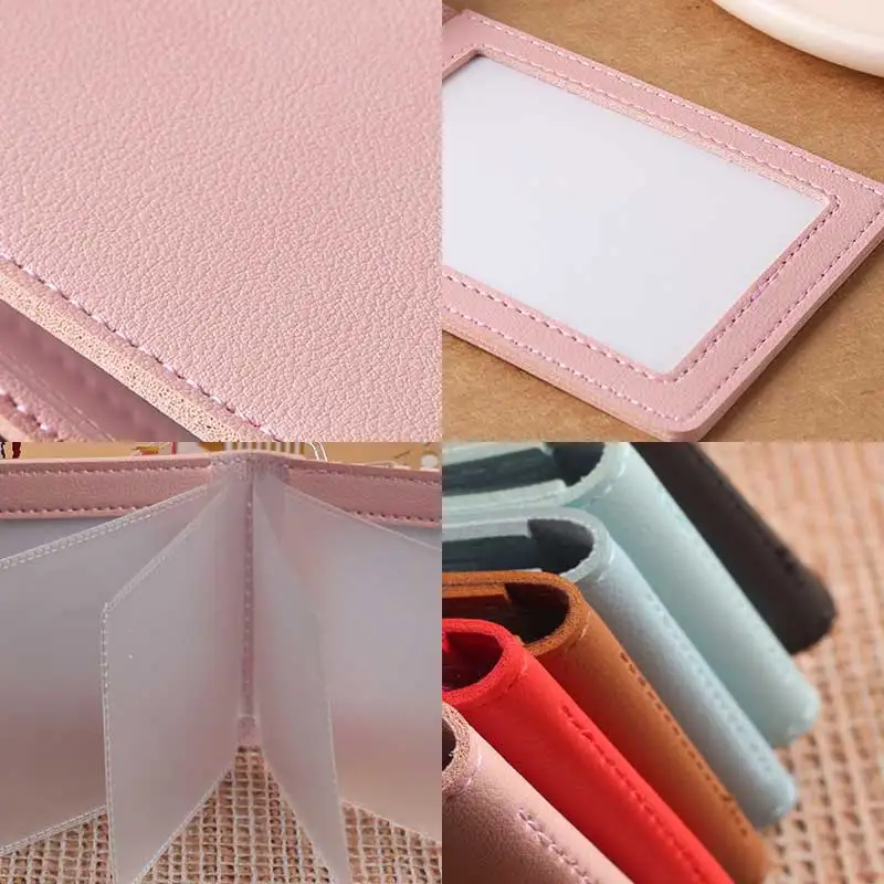 Ультра-тонкая водительская Лицензия сумка из искусственной кожи на обложке для