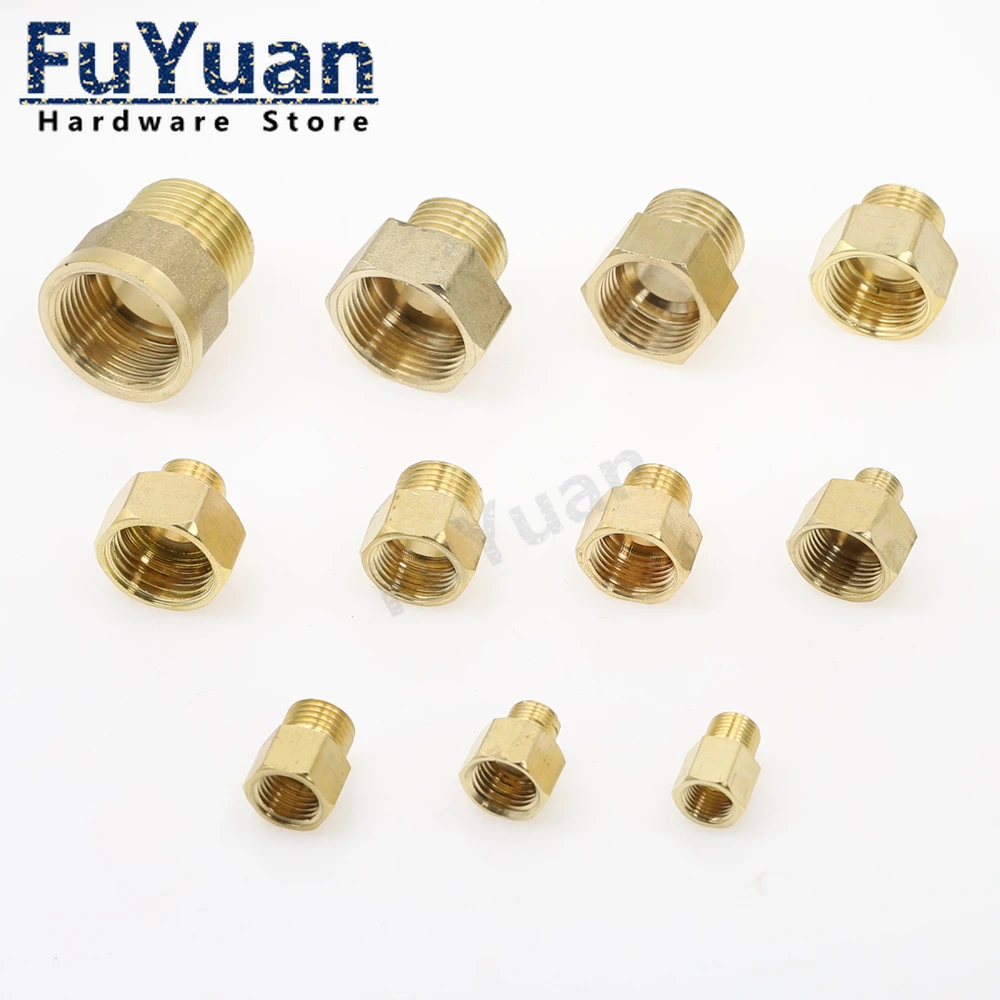 1 шт. медный M/F 1/8 " 1/4" 3/8 1/2" 3/4 &quotBSP с наружной резьбой латунный адаптер муфты