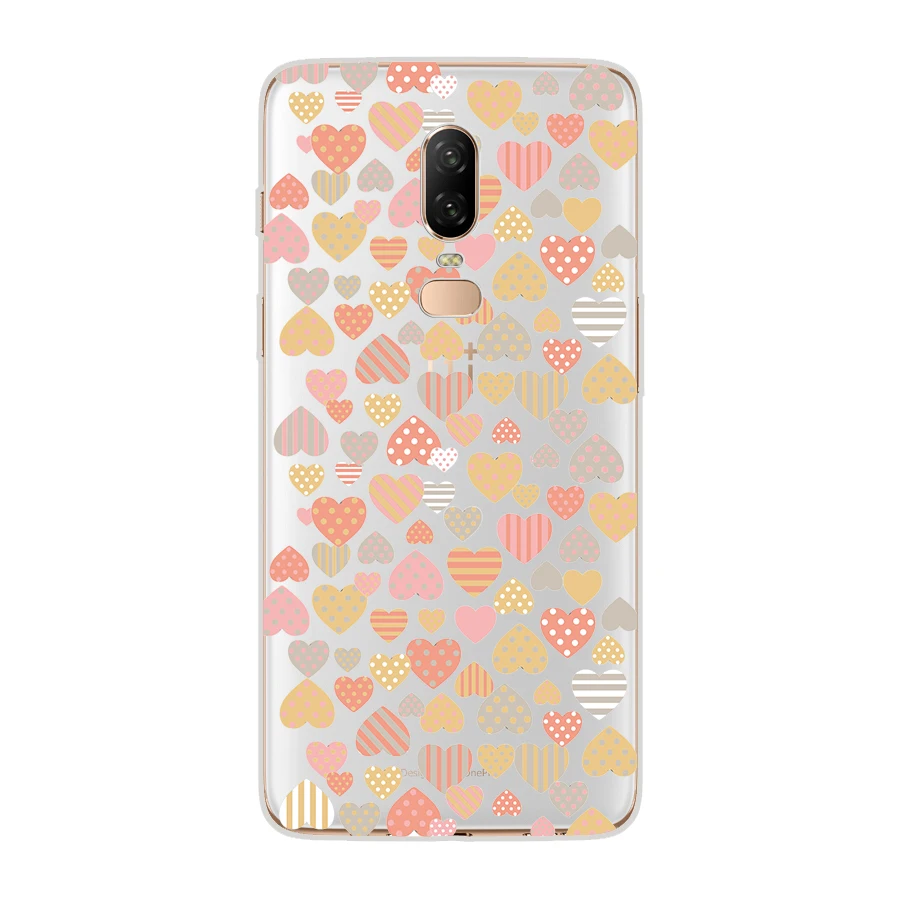 Мягкий силиконовый воздушный шар ciciber с сердечками для Oneplus 6 6T 5 T 1 + 7T Pro чехлы