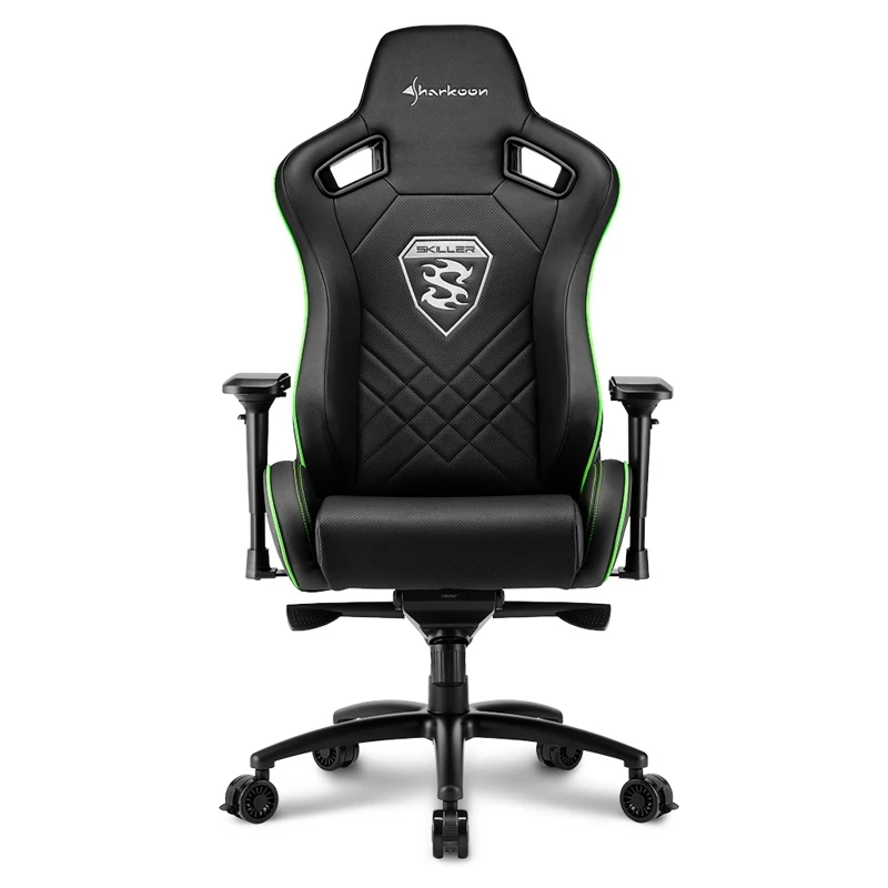 Игровое кресло Sharkoon Skiller SGS4 компьютерное до 150 кг кожа PU/PVC металл|Офисные стулья| |
