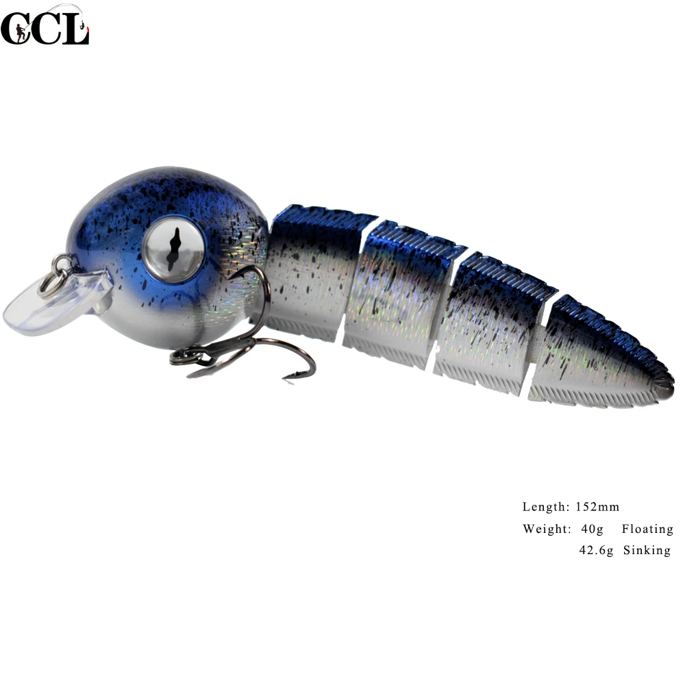 Пользовательские опускается на дно мульти шарнирные Головастик рыболовная