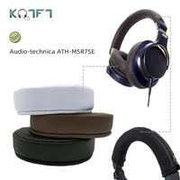 kqtft replacement earpads headband for audio technica ath msr7 se headset universal bumper earmuff cover cushion cups