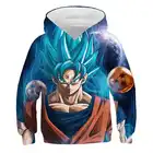 Осенняя толстовка с 3D принтом из мультфильма Dragon-Ball Goku, Детские забавные Модные топы в стиле Харадзюку, очень крутая уличная одежда для мальчиков и девочек