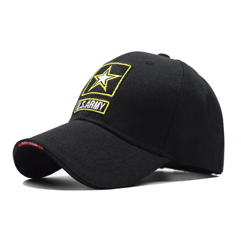 

Fast Shipping Womens Sun Hats Five-pointed Star Baseball Caps Tactical Hats for Man Female Outdoor Military Cap Male Hip Hop Hat
