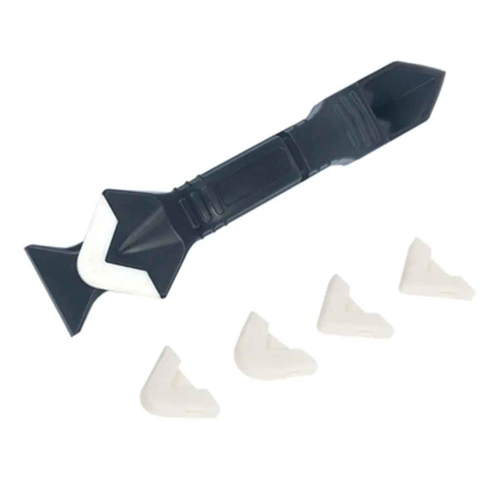 

New Glass Glue Angle Scraper Tool Caulking Tool Cement Scraper Knife Shovel Angle Glue Shovel Floor Cleaning Sealant Kit