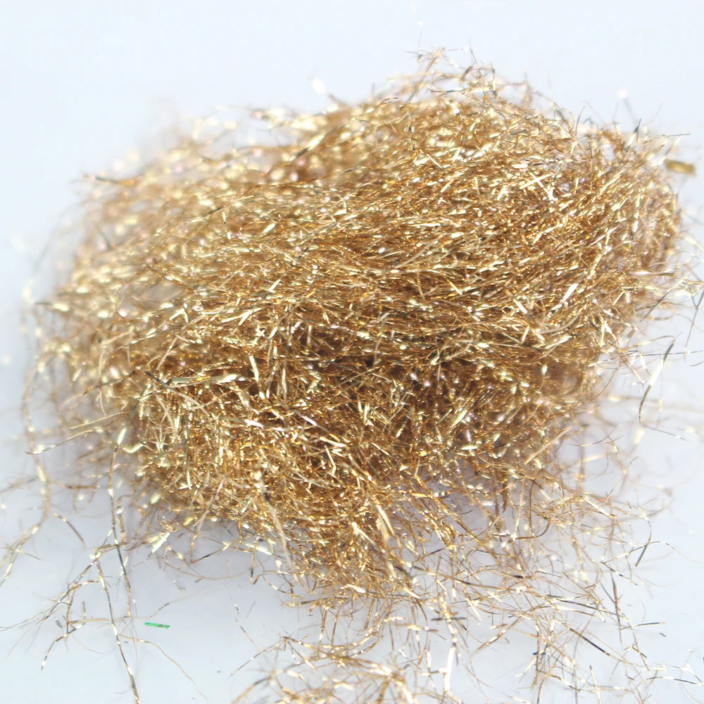 Проволока с имитацией золотого листа легированная нить цвета шампанского