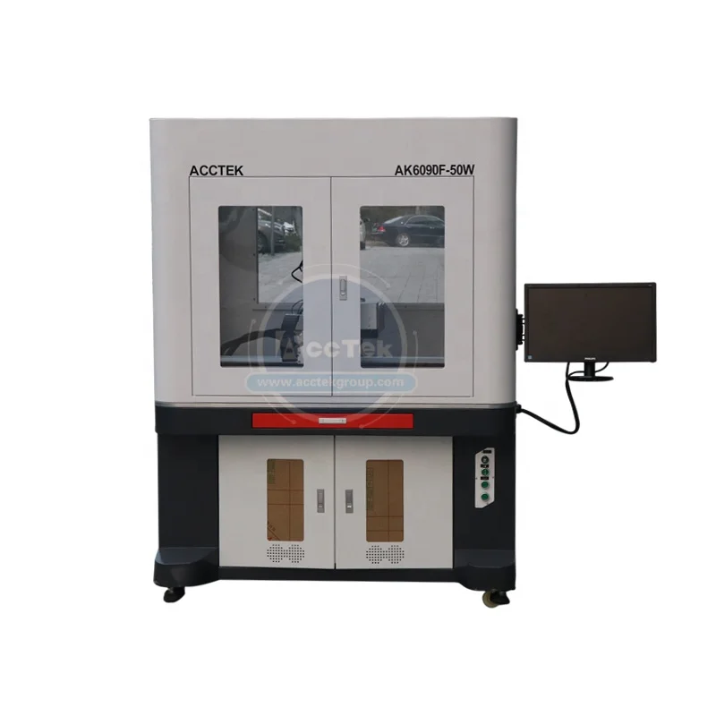 Высокоточный большой размер волоконный лазерный маркер принтер Летающий