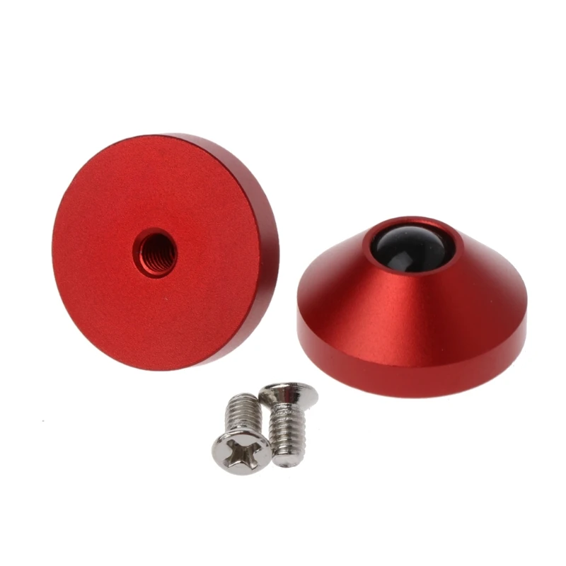 

2Pcs Mechanical Keyboard Feet Anodized CNC Aluminum Feet Metal Case With Screws