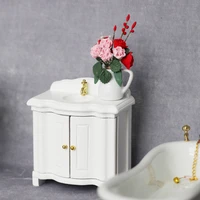 112 dollhouse miniature bathroom vanity faucet sink stand cabinet combo set
