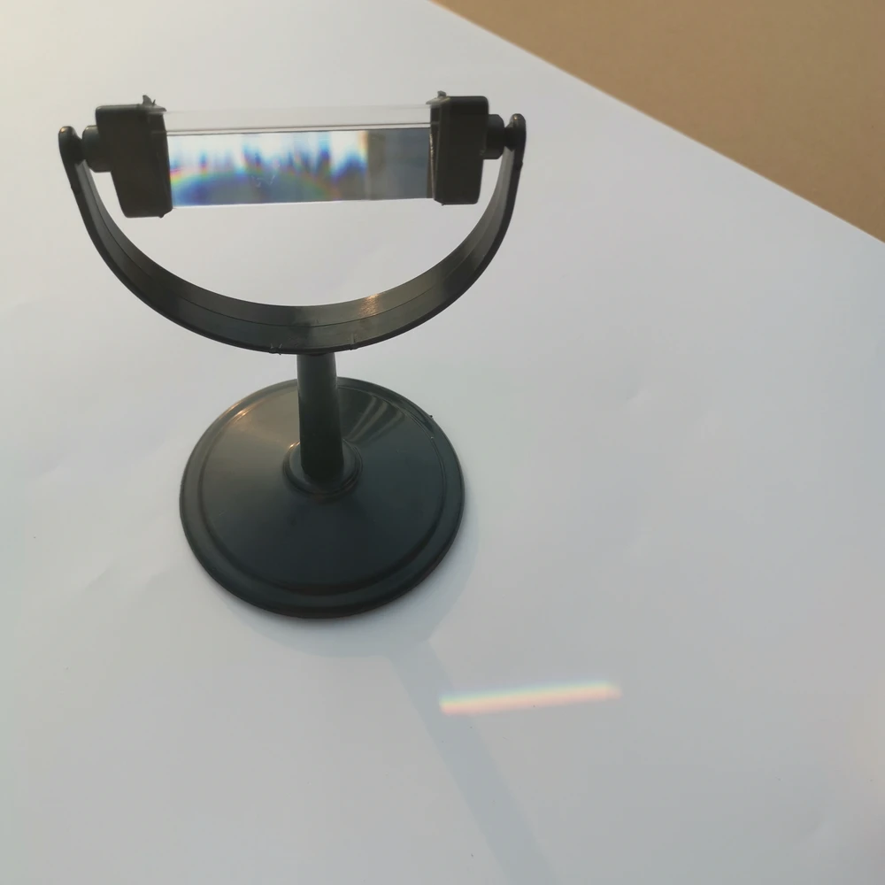 

Rainbow Showing Teaching Optical Glass Triangular Prism Experimental Equipment Tool