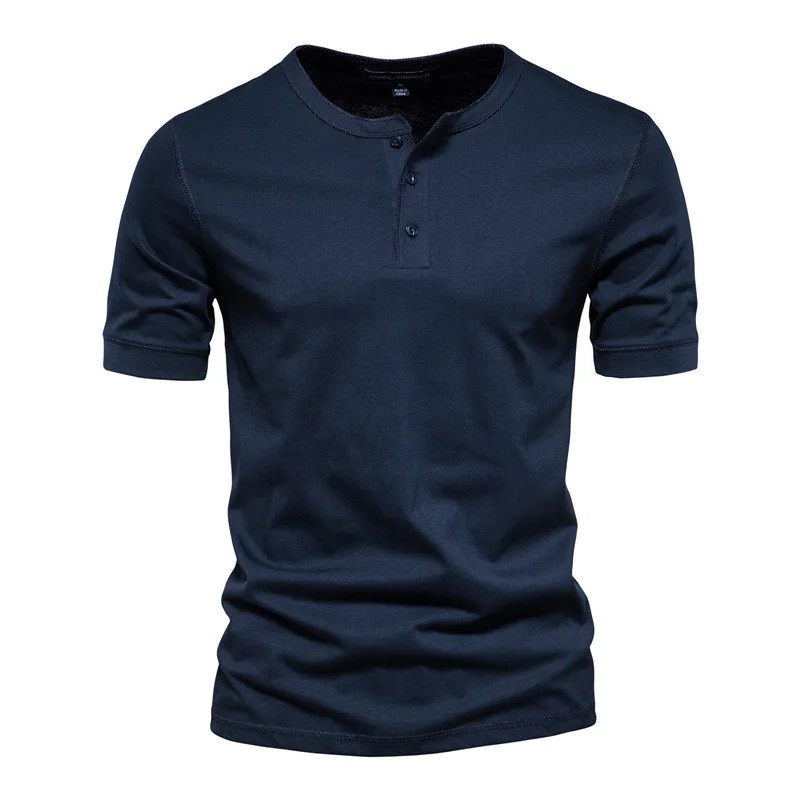 

New Man Polo Shirt Mens Casual Deer Embroidery 35% Cotton Polo Shirt Men Short Sleeve High Quantity Polo Men Mens T Shirts