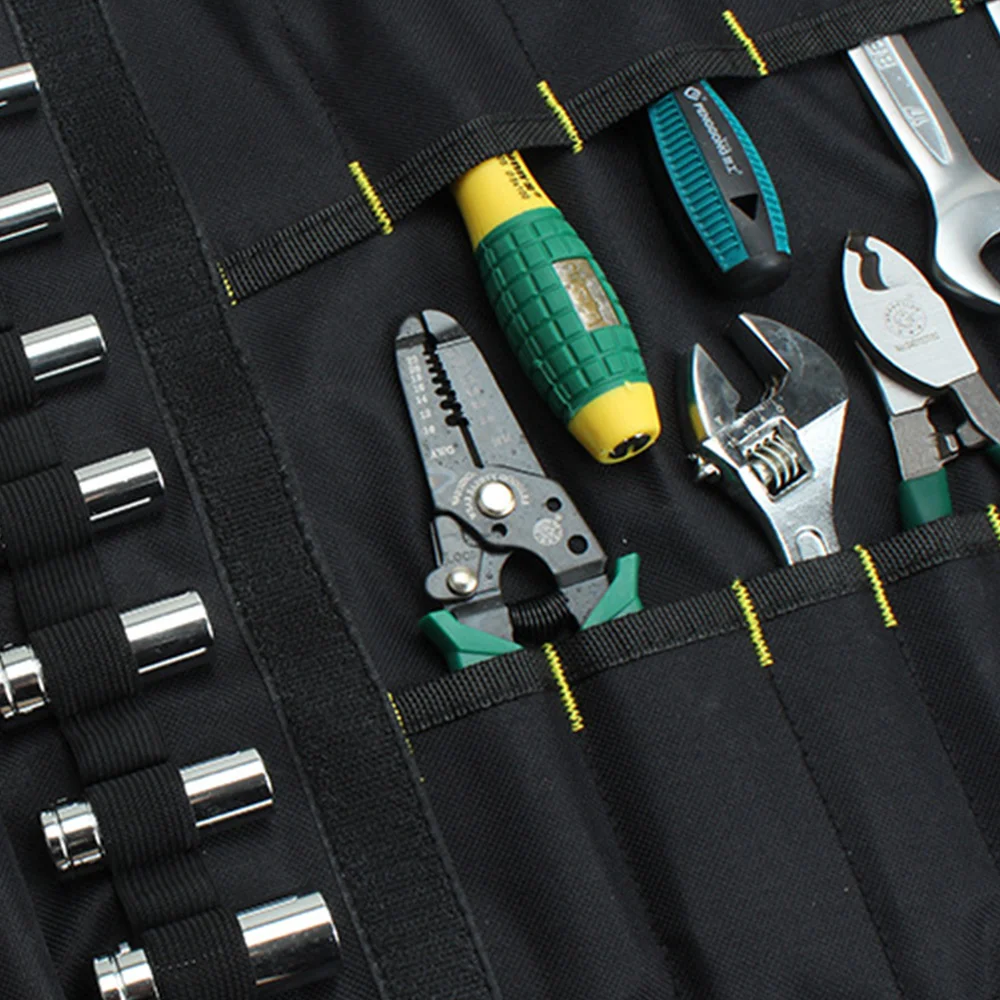 

Portable Tool Bag Organizer Roll Up Pouch Tools Tote Carrier Holder Sling Multifunctional Reel Kit Supplies